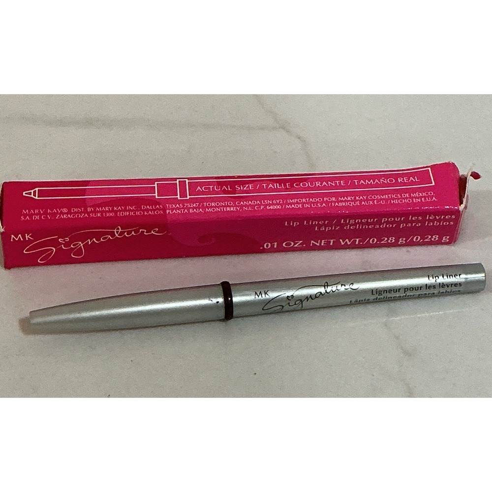 NEW Mary Kay DARK CHOCOLATE 012464 MK Signature Lip Liner .01 oz Retractable NOS